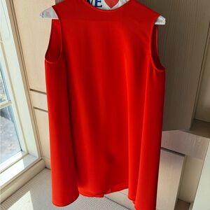 McQ by Alexander McQueen Red Sleeveless Mini Dress